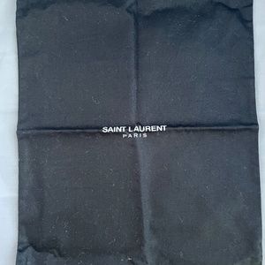 Saint Laurent Paris Dust Bag 10.5" W x 13.25" H